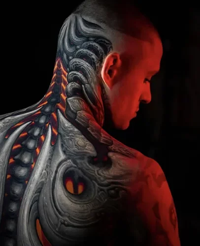 tattoo style biomechanical