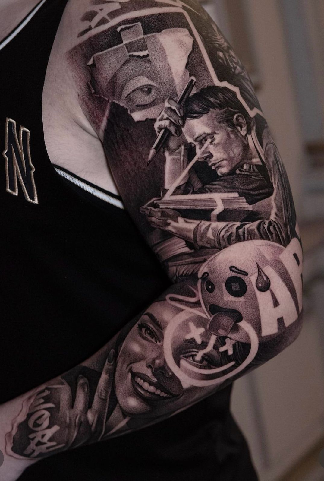 Black and Grey Tattoo
