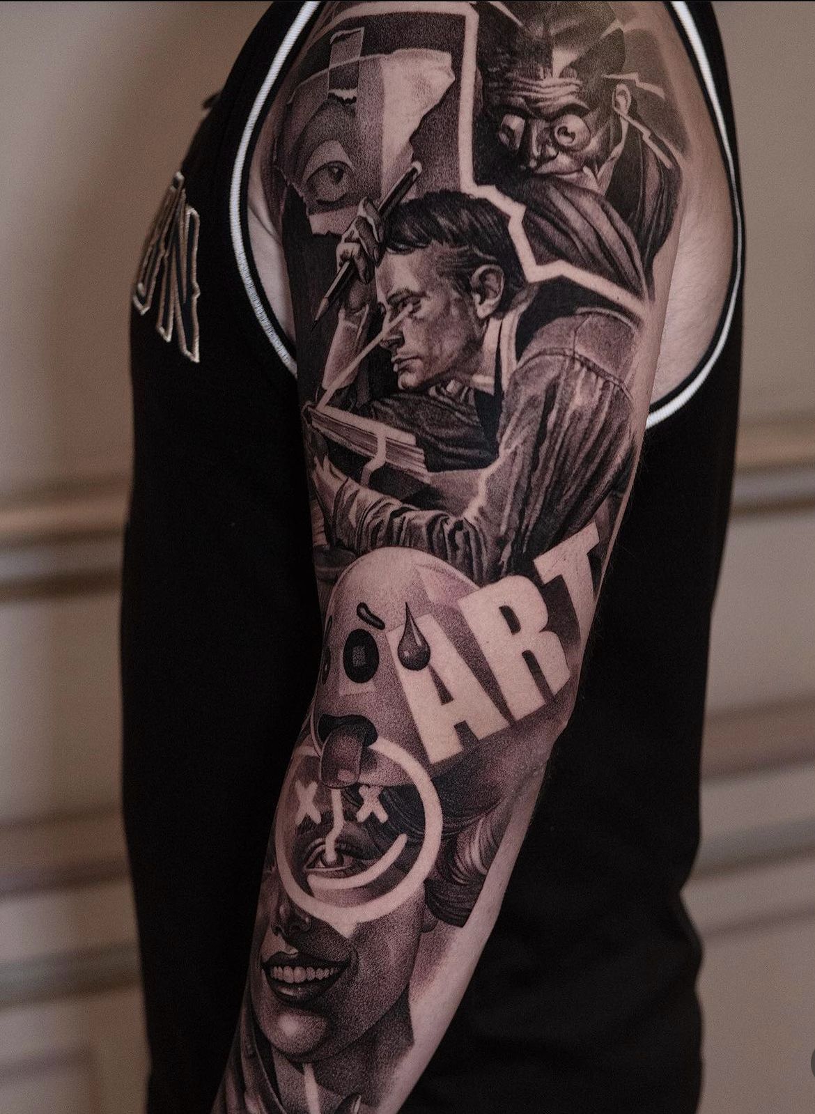 Black and Grey Tattoo