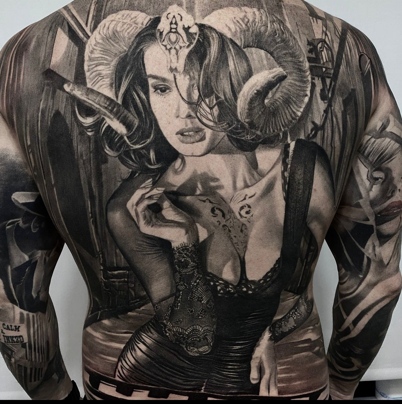 Black and Grey Tattoo