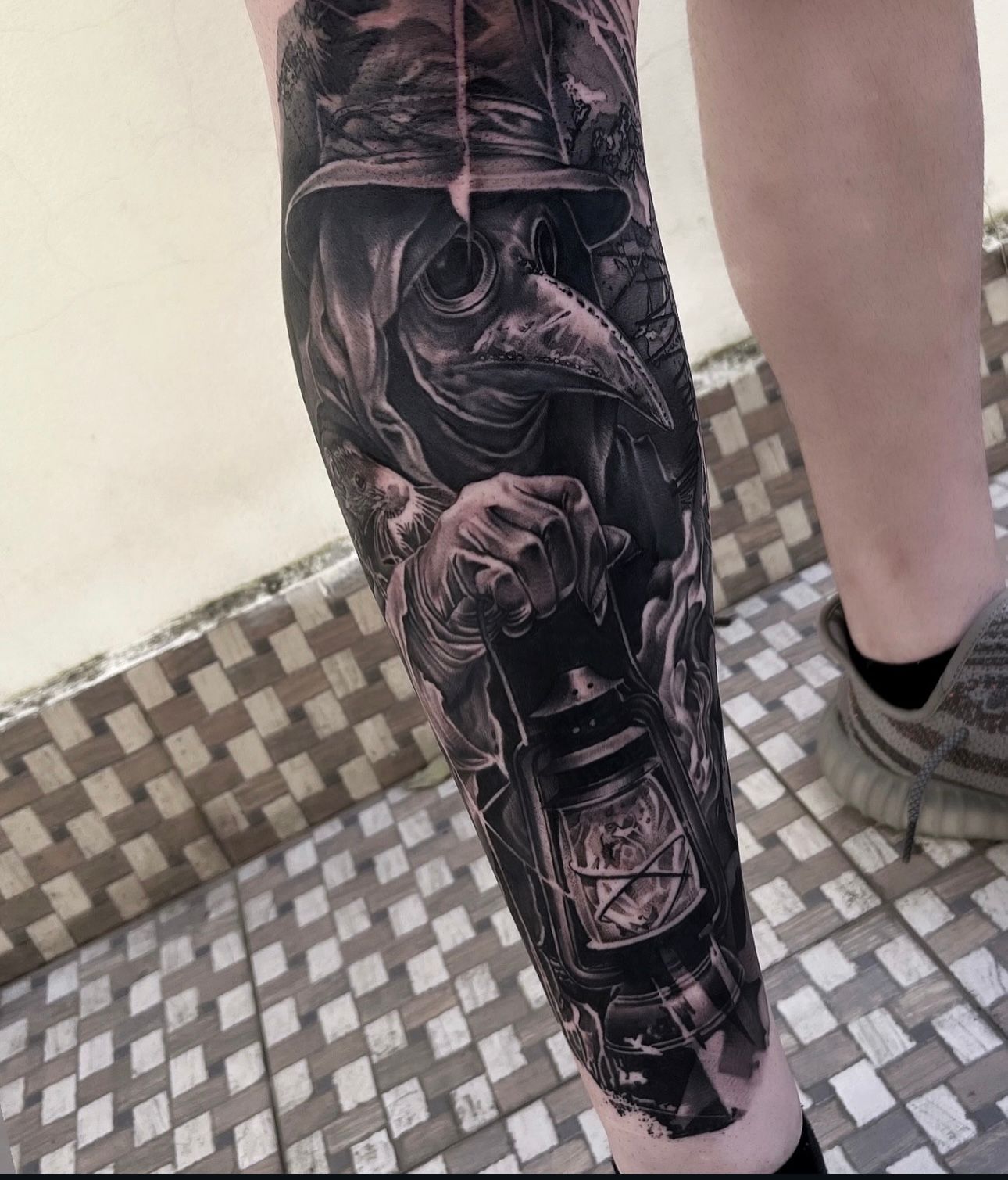 Black and Grey Tattoo