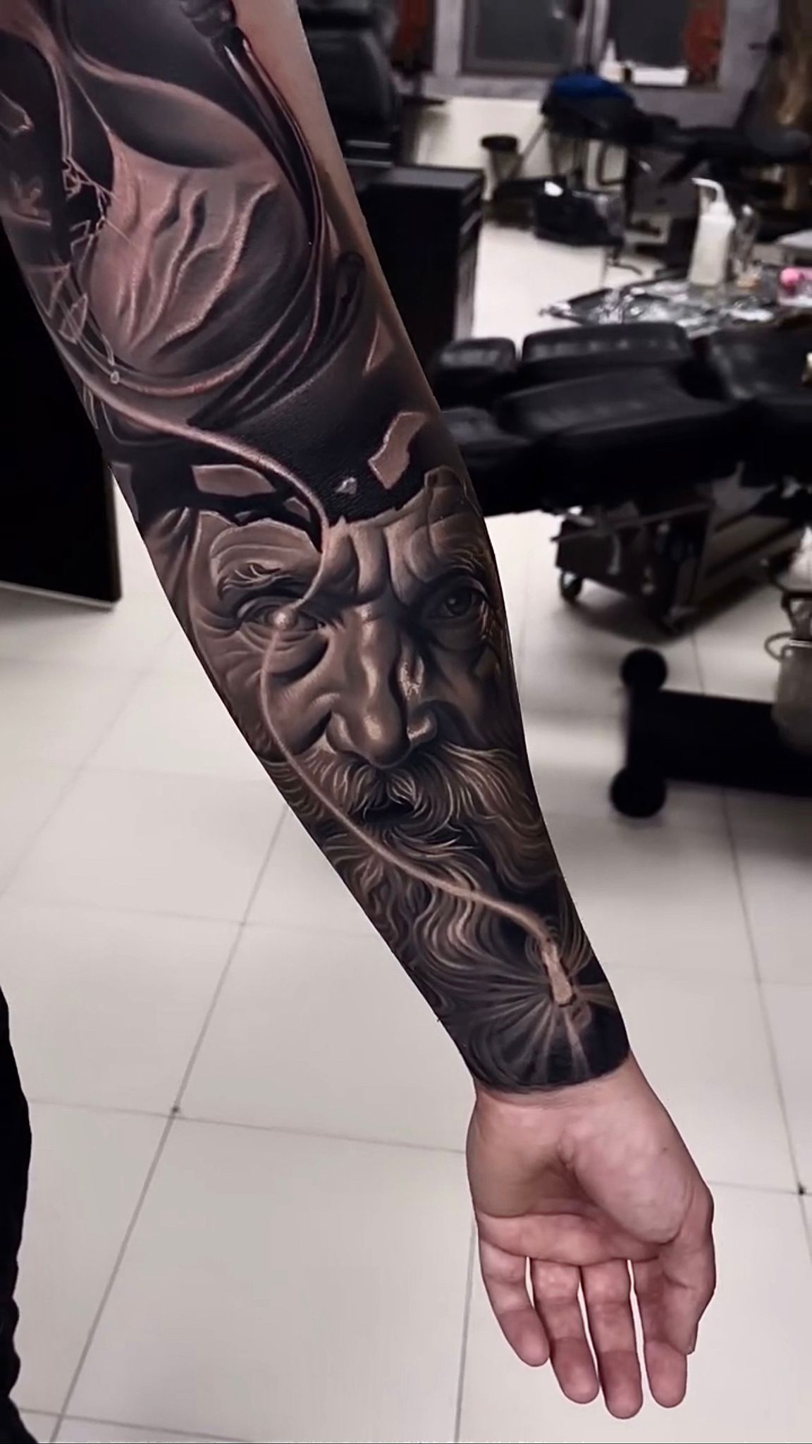 Black and Grey Tattoo