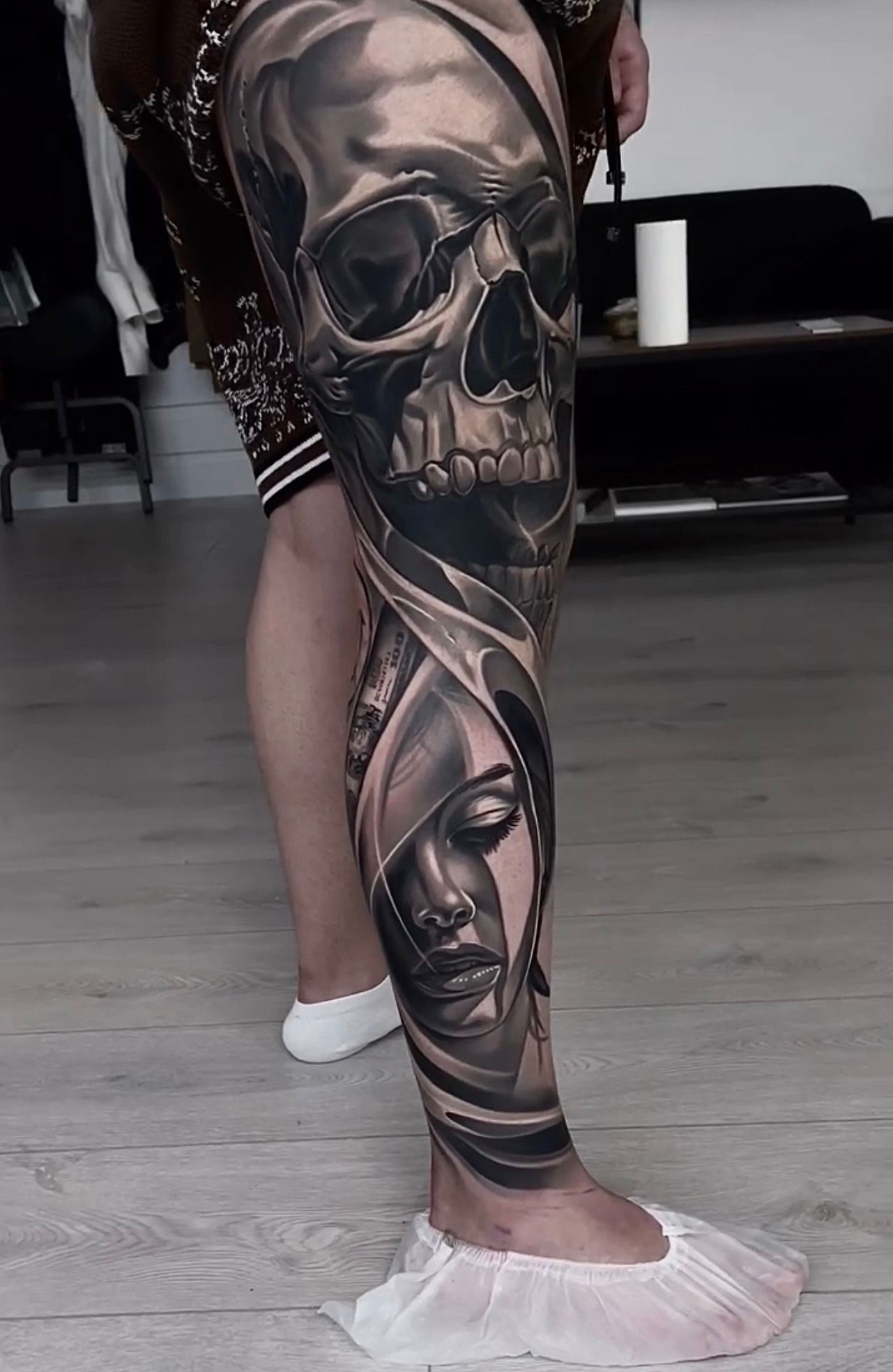 Black and Grey Tattoo