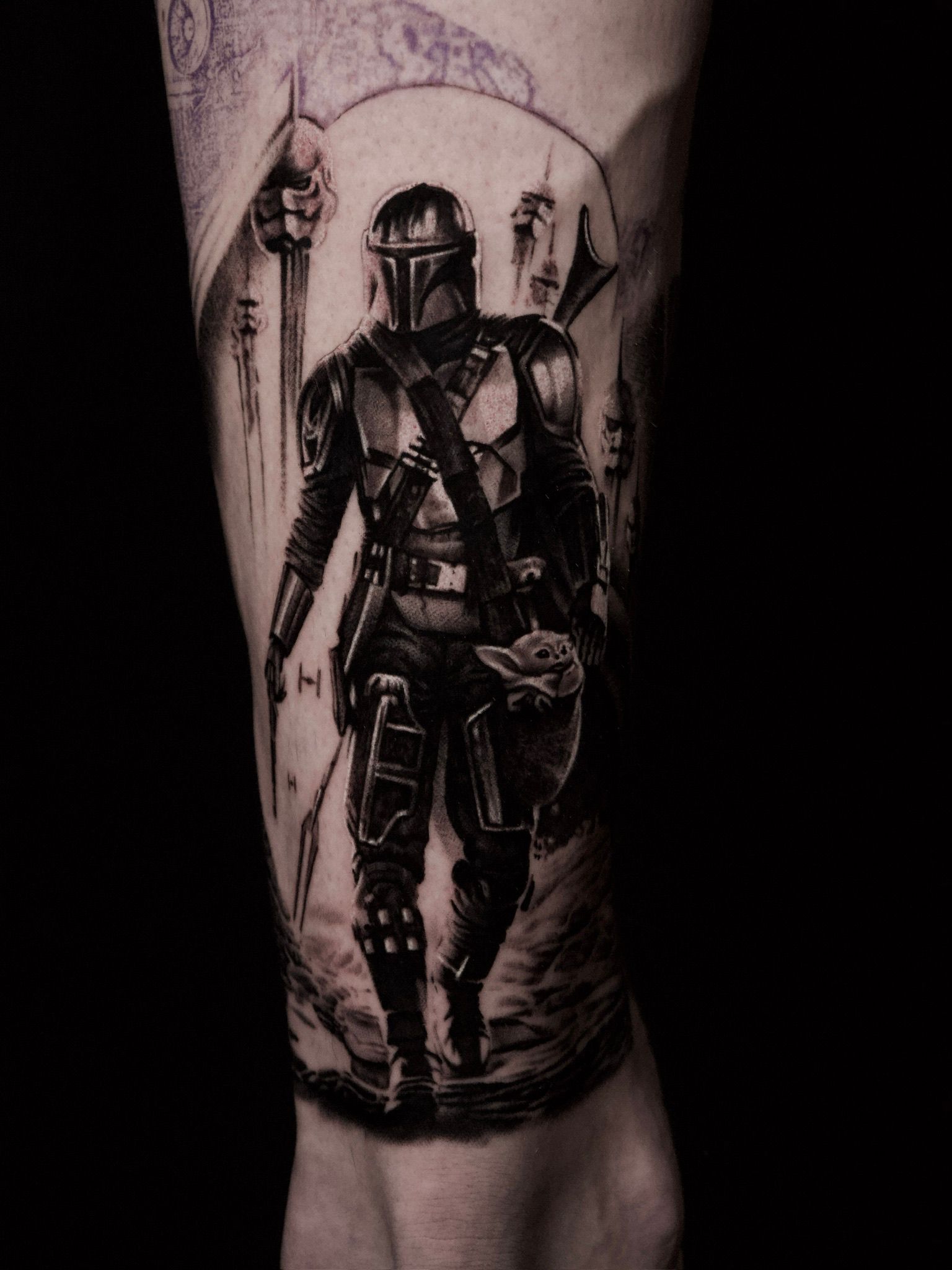 Black and Grey Tattoo