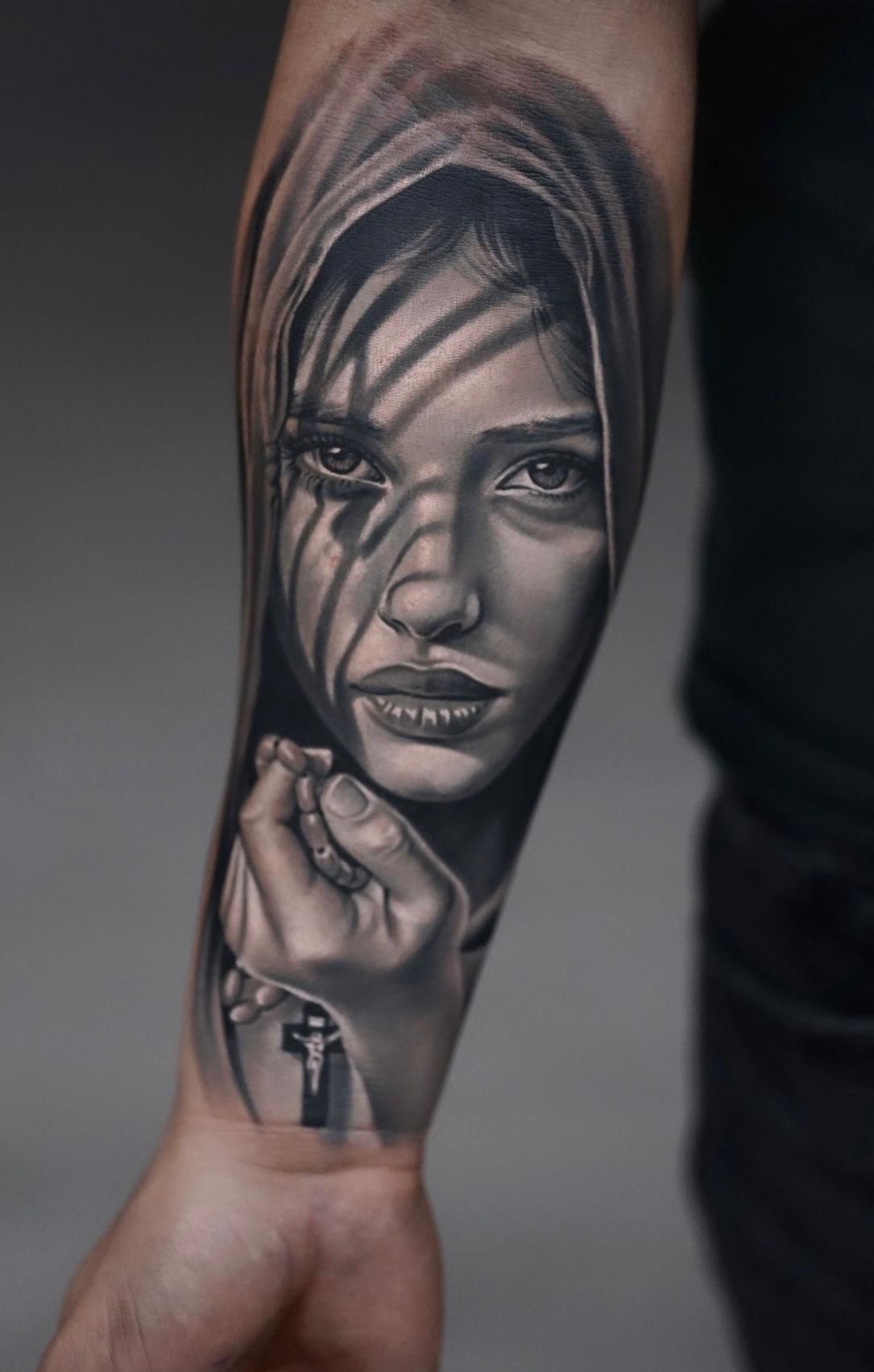 Black and Grey Tattoo