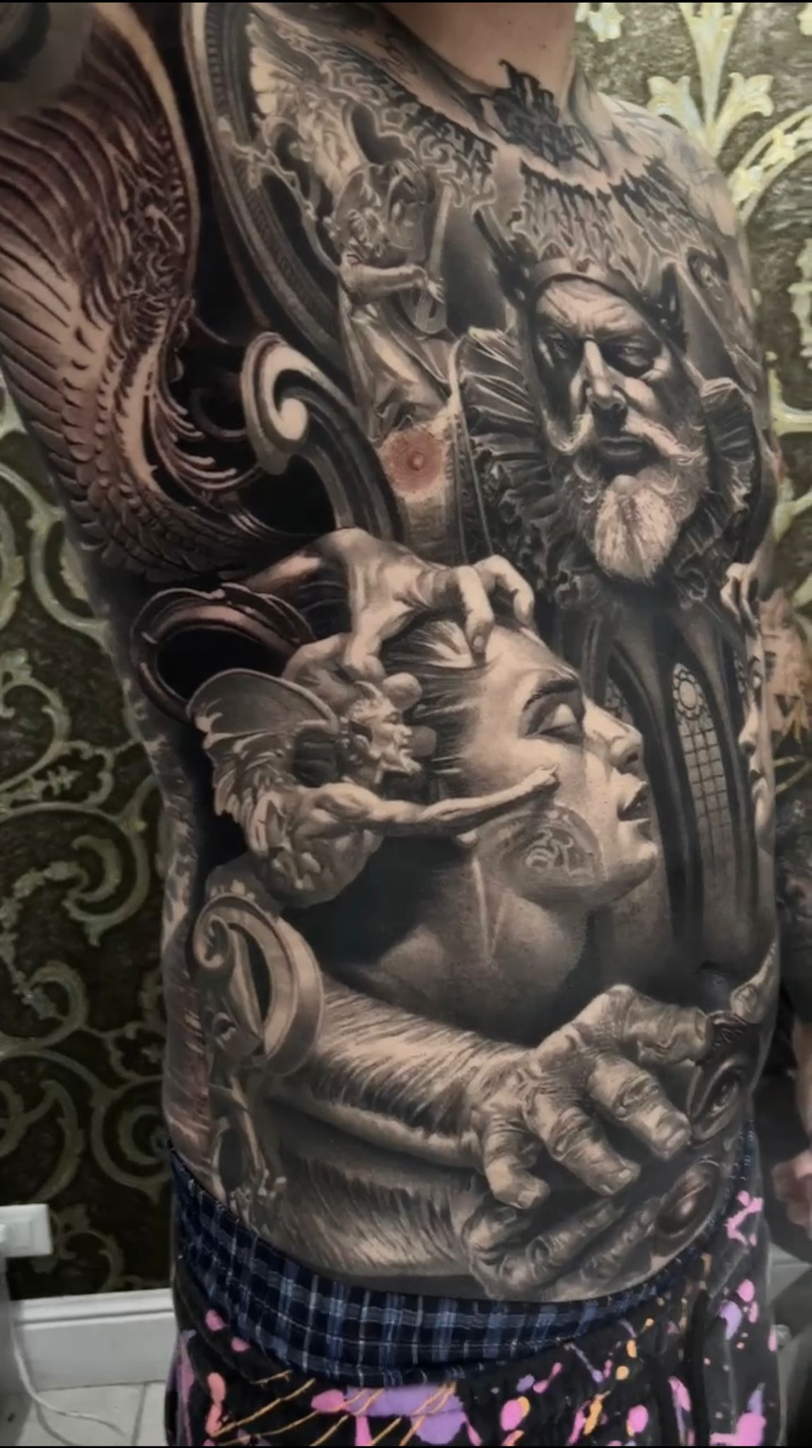 Black and Grey Tattoo