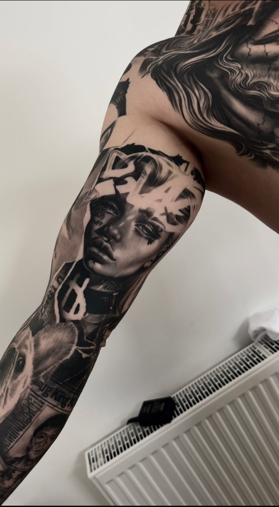 Black and Grey Tattoo