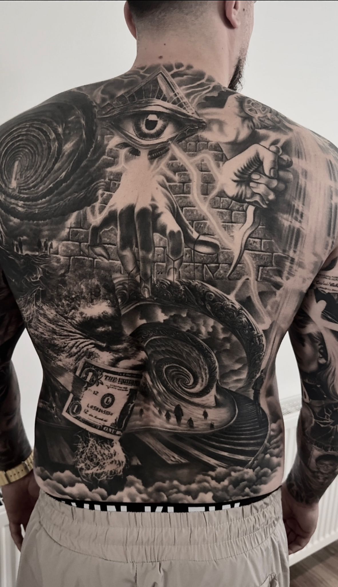 Black and Grey Tattoo