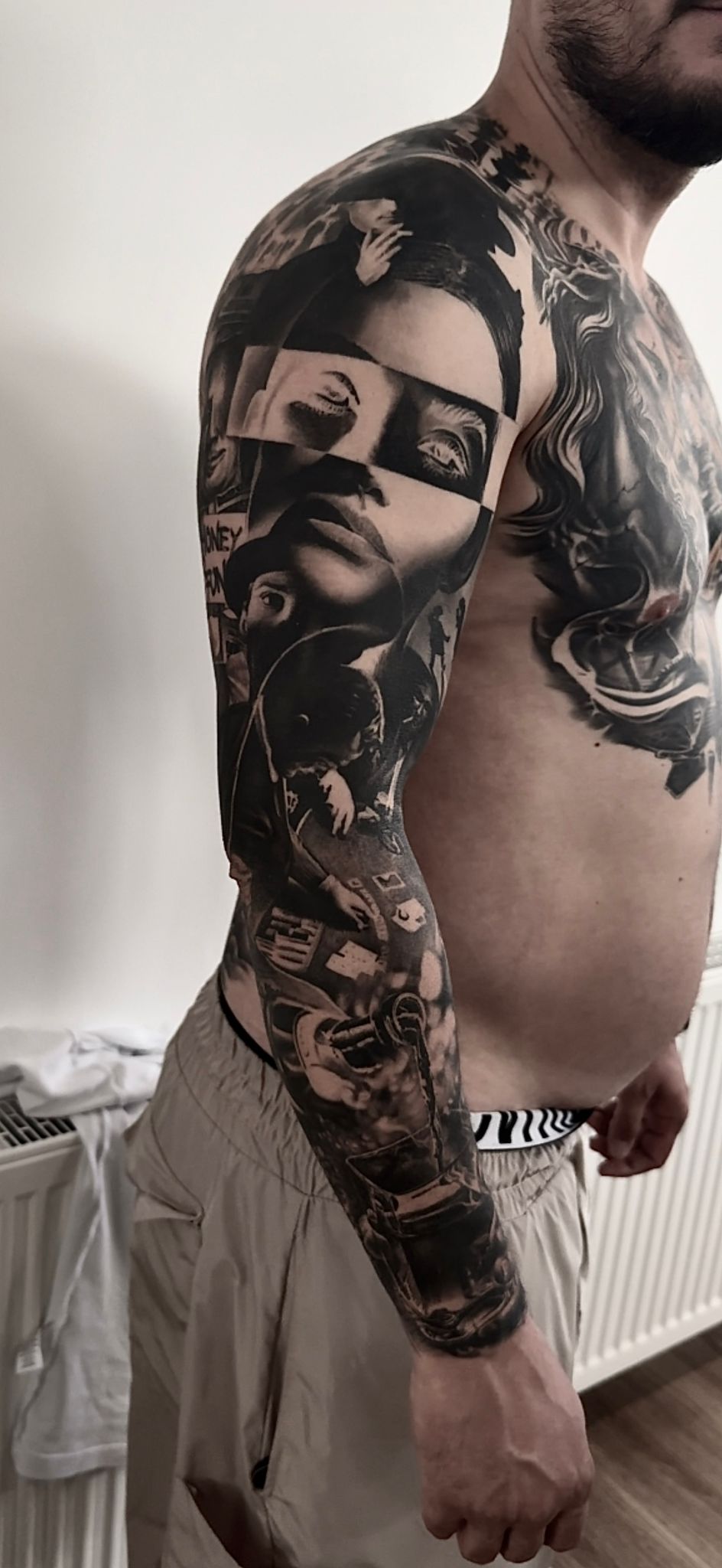 Black and Grey Tattoo