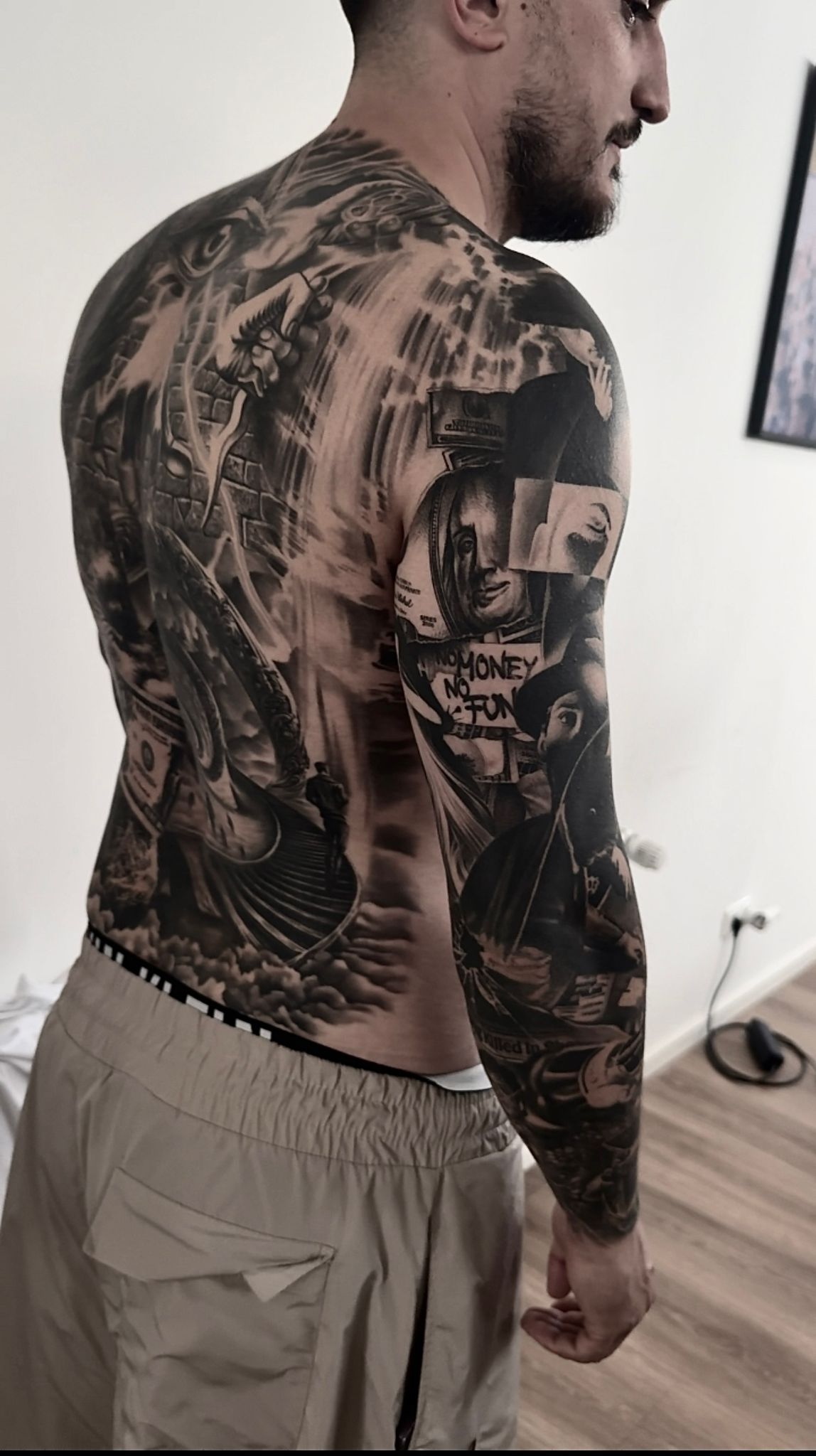 Black and Grey Tattoo