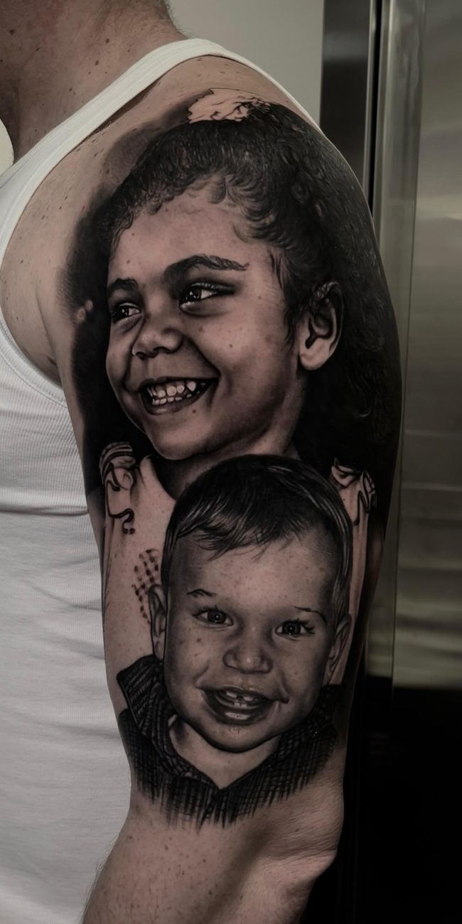 Detailled Portrait Tattoo Studio One1 Ink