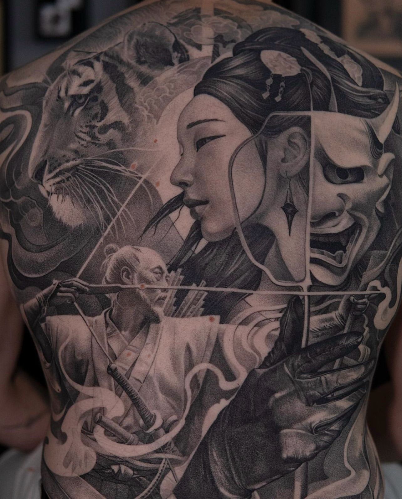 Black and Grey Tattoo